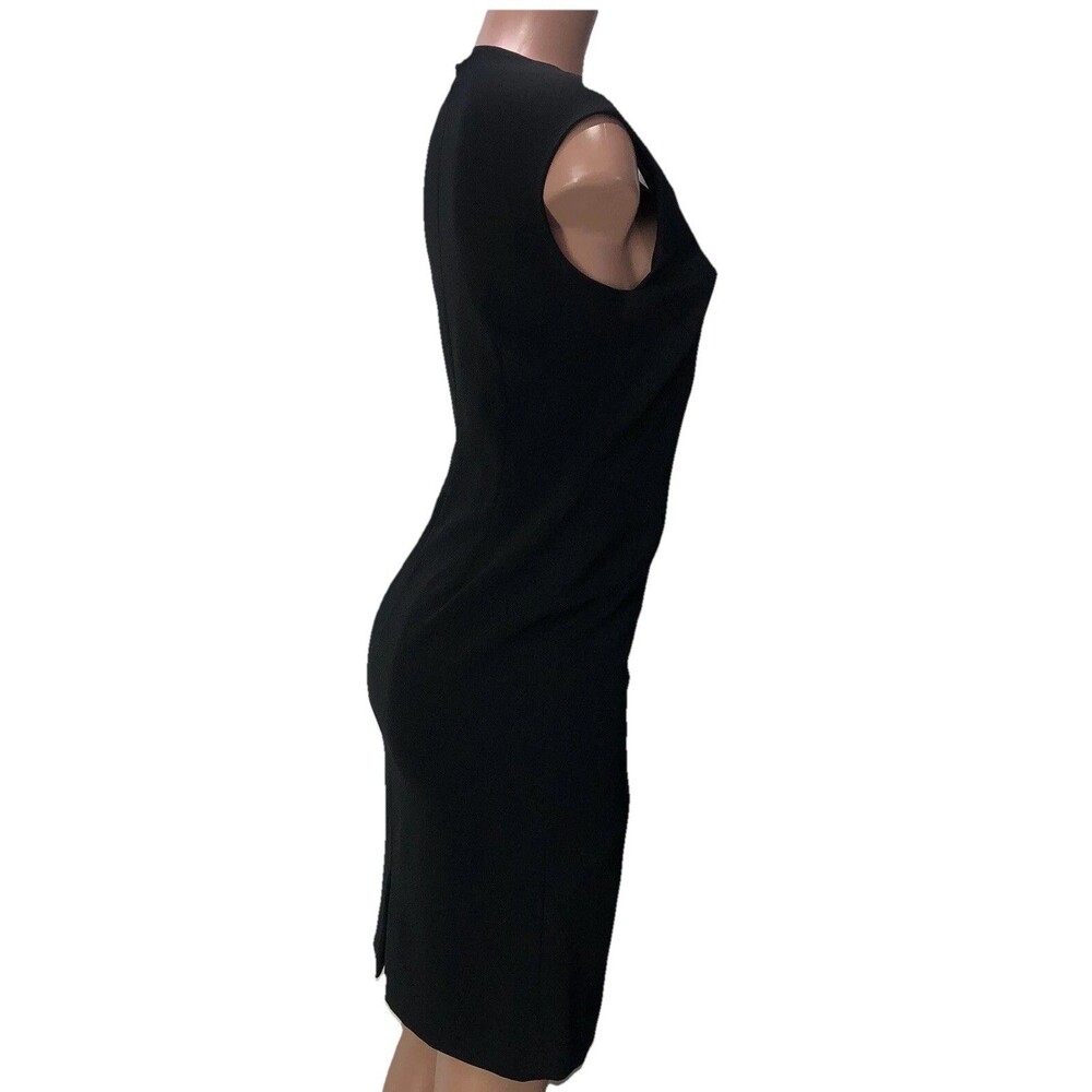 ALEX MARIE WOMEN DRESS SZ |4| SLEEVELESS BLACK V NECK Retail $128 - Picture 2 of 16